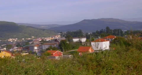 464 Landscape of Vigo, Spain Stock-Footage 134049847