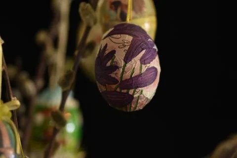 4669-easter eggs Stock Photos