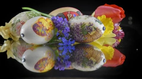 4698-nice easter eggs Foto stock