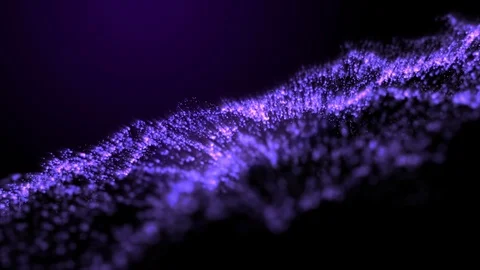 46.particle wave Stock Footage 109326724