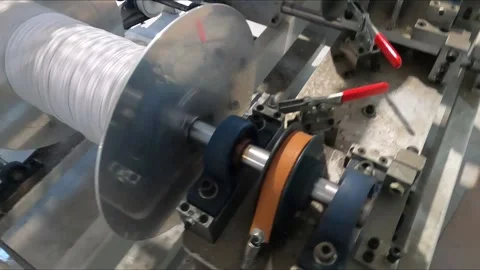 47 production twisted handle Stock Footage 308204528