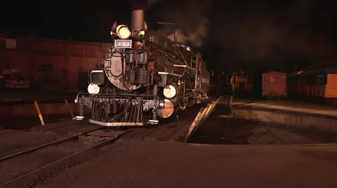 #473 pulling off turntable Stock Footage 44204569