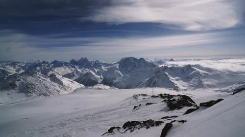 4800, Blizzard, Elbrus Stock Footage 73334415