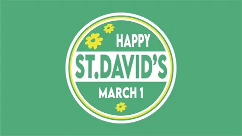 483. St Davids Day 스톡 동영상 307087484