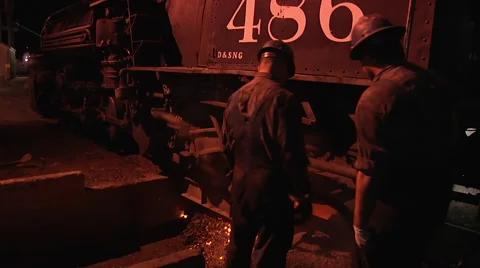 #486 at the ash pit Stock Footage 44189355