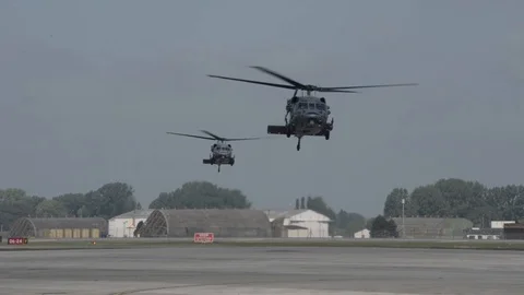 48th Fighter Wing bids farewell to the 56th Rescue Squadron - 2018 Stock Footage 95402001