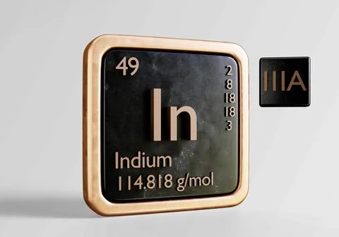 49-Indium Stock-Illustration