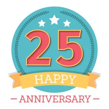 4931   Anniversary 2 3 2 2 Stock Illustration