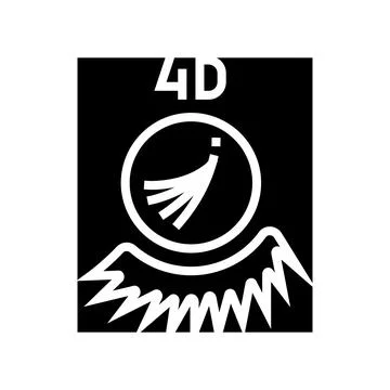 4d eyelashes glyph icon vector illustration Ilustración de archivo