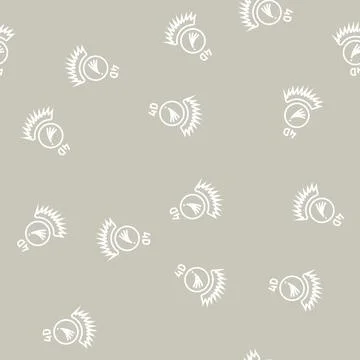 4d eyelashes line seamless pattern Stockillustratie