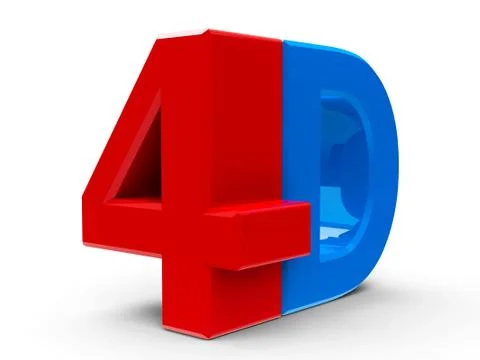 4D icon isometry Stock Illustration