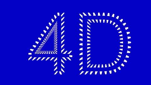 4D Logo Animation. Stock Footage 310789035