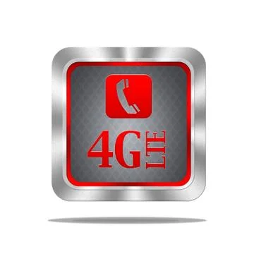 4g lte telecommunication. Stock Illustration