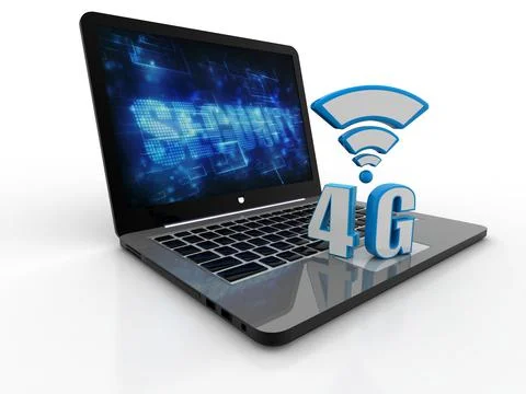 4G Network Internet Mobile Wireless Business concept イラスト素材