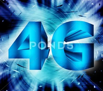 4g network symbol Stock Illustration