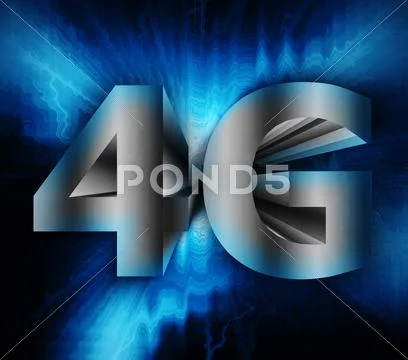4g network symbol Stock Illustration