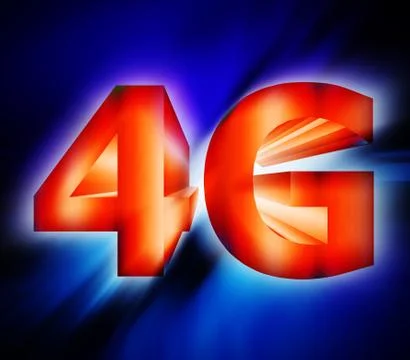 4g network symbol Stock Illustration