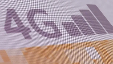 4G Signal Level Stock Footage 144182117