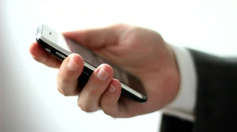 4G Smartphone message /Mobile cell phone Stock Footage 769079