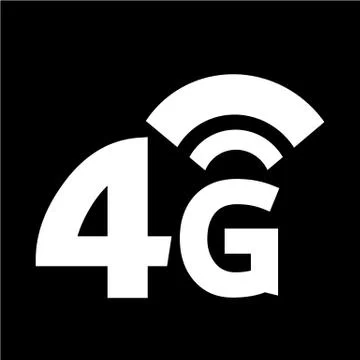 4G Wireless Wifi icon Stock Illustration