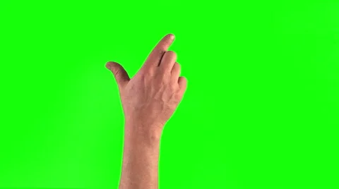 4k: 11 touchscreen gestures in 3840 × 2160. Set of hand gestures. Stock Footage 46528463