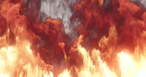 4k 150frames loop,seamless fire include alpha Stock Footage 323524220