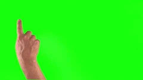 4k: 18 touchscreen gestures in 3840 × 2160. Set of hand gestures. Stock Footage 46527836