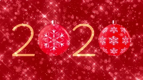 4k 2020 New Year Background Video stock 121053993