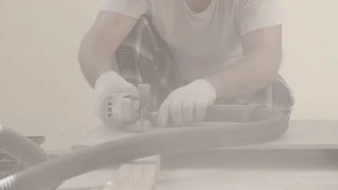 4k-24p. ceramic cutting Video stock 135158610