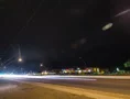 4K 24p Night traffic with lightning on horizon time lapse 4k or 4k+ Resolution