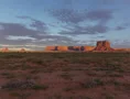4K 24p Shadow dance over Monument Valley at sunset 4k or 4k+ Resolution
