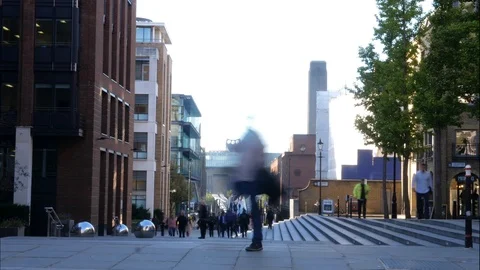 4k 25fps Smillenium bridge timelapse Stock Footage 120171432