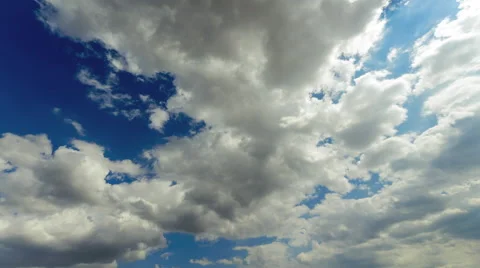 4K 25p Fast moving, dramatic, winter clouds timelapse,leaving viewer's pov Stock Footage 54662134