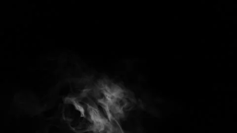 4K 29.97fps Slow-Motion Subtle White Smoke Puffs Appearing Randomly (VFX) Stock Footage 321283799