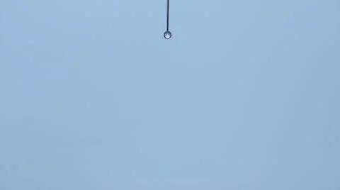 4K 30fps ,Falling drops from the straw, Slow Motion Video stock 55532996
