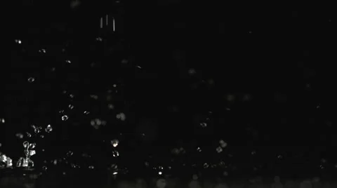 4K 30fps, Water Drop making ripple, Slow Motion Stock Footage 55533266