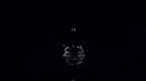 4K 30fps, Water Drop, Slow Motion Video stock 55529862