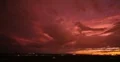 4K 30p Deep red dusk monsoon clouds with rain 4k or 4k+ Resolution