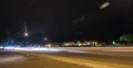 4K 30p Night traffic with lightning on horizon time lapse 4k or 4k+ Resolution