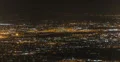 4K 30p -  Phoenix Sky Harbor airport by night overview from mountain top 4k or 4k+ Resolution