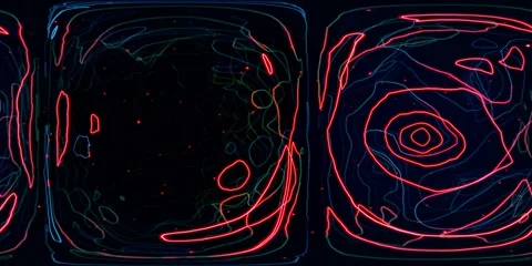 4K 360 Vr String Theory 02 Stock Footage 133057433