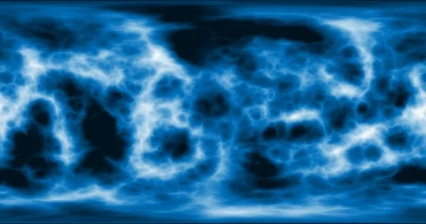 4K 360 VR video animation abstract background shining particles and light waves 스톡 동영상 105450005