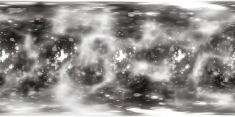 4K 360 VR video animation abstract background shining particles and light waves 스톡 동영상 105450710