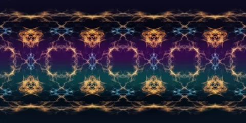 4K 360 VR video animation abstract background shining particles and light waves 스톡 동영상 105450748