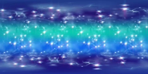 4K 360 VR video animation abstract background shining particles and light waves 스톡 동영상 105450770