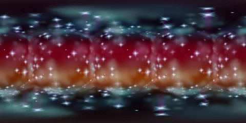 4K 360 VR video animation abstract background shining particles and light waves 스톡 동영상 105450816