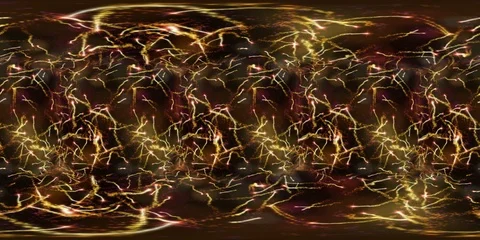 4K 360 VR video animation abstract background shining particles and light waves Vídeos de archivo 105450857