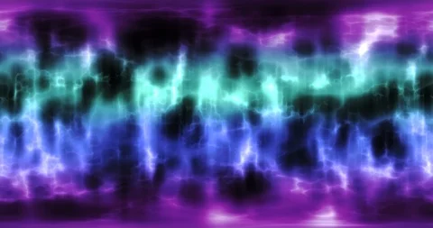4K 360 VR video animation abstract background shining particles and light waves Vidéo 105450940