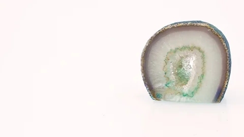 4k 3840 x 2160 Rotating Loop-able 360 Degree Rotation of Geode Frame Right Stock Footage 104358368