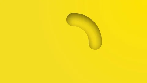 4k 3D Abstract creative yellow background with animated circles. Stock Footage 120636320